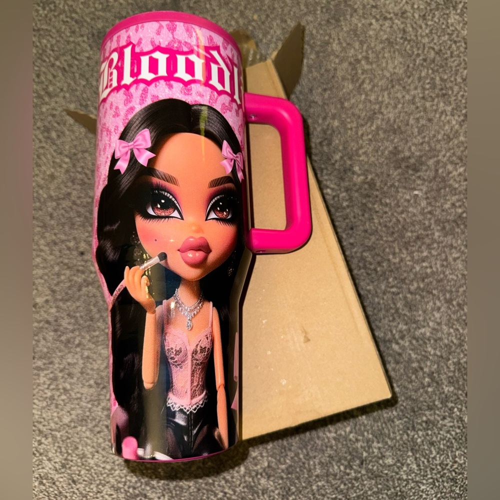 NEW Bratz Pink Character Tumbler 40oz